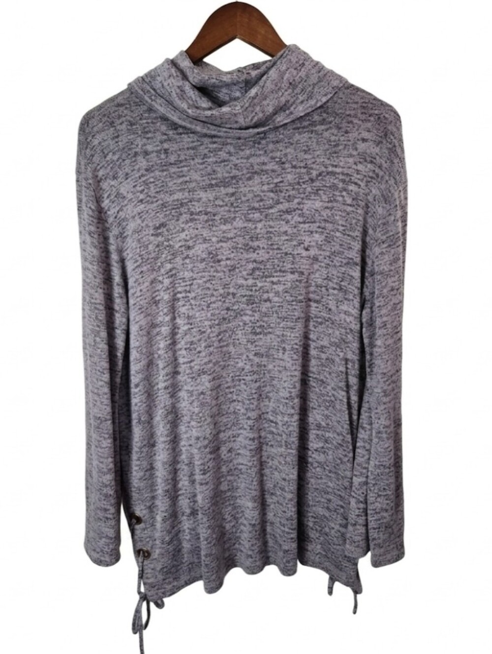 Maurices turtleneck lace up side sweater